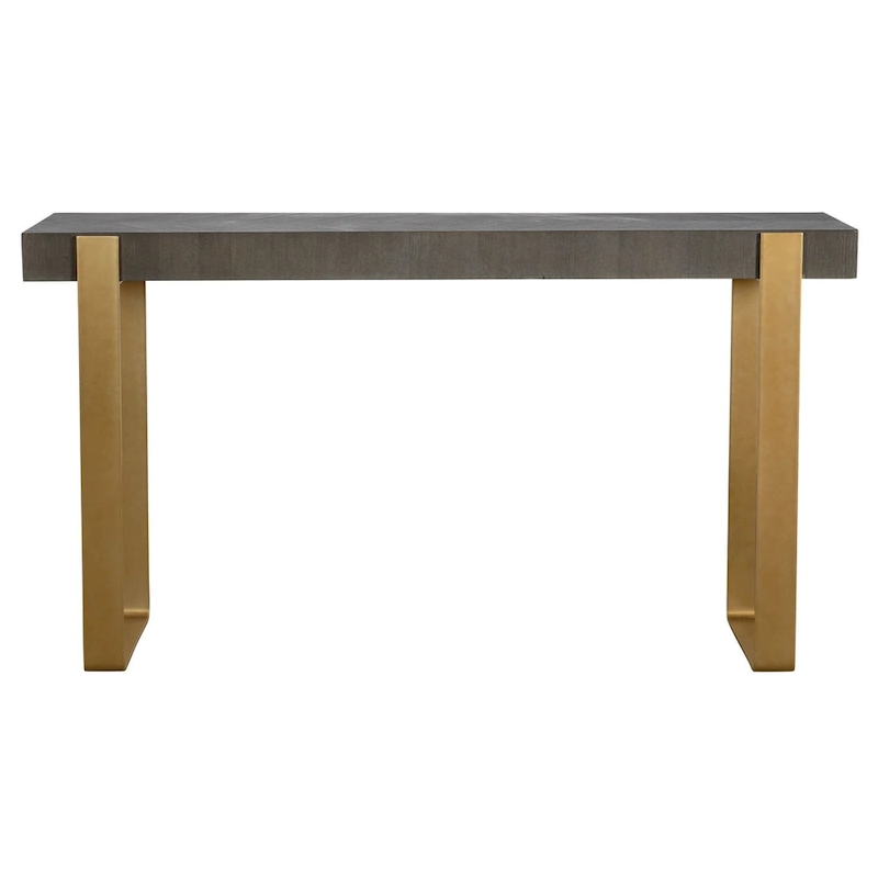 Rectangular Console Table with Strap Legs - 60