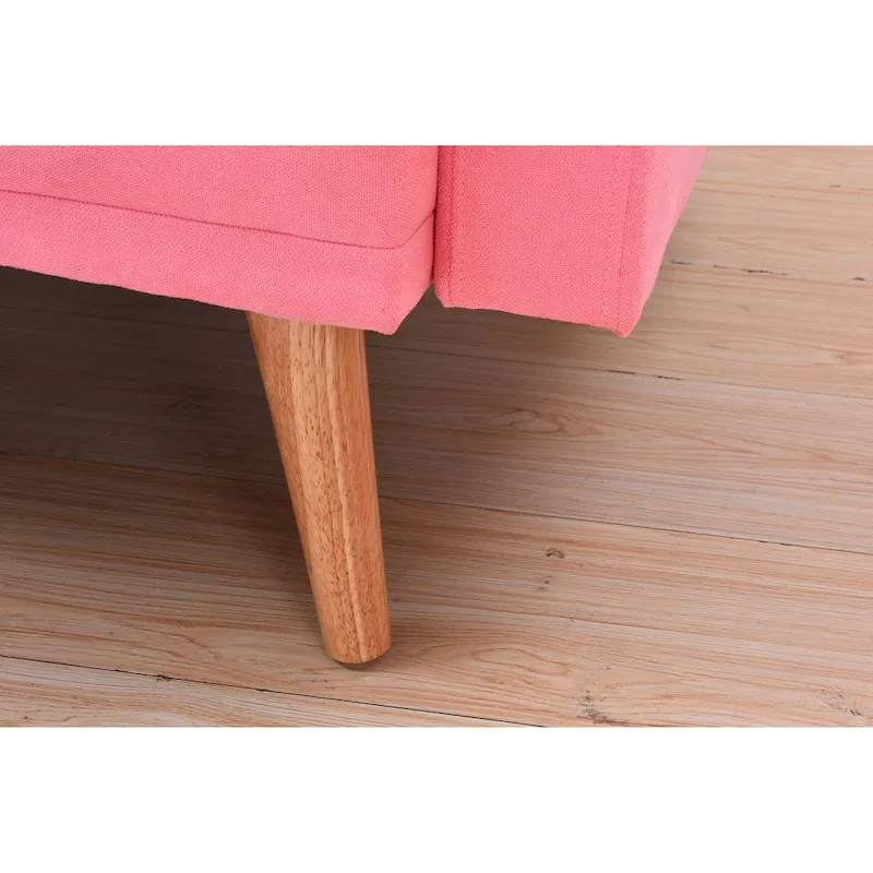 Velvet Wingback Push Back Recliner Chair