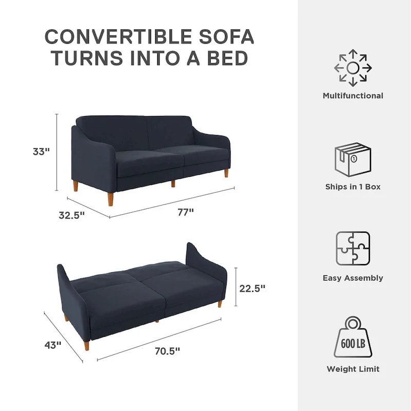 Avenue Greene Jayson Coil Futon