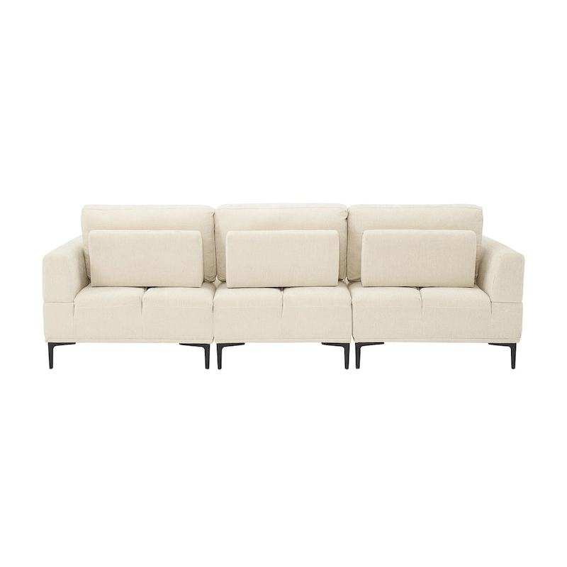 Dinardi 100.7in Widest Upholstered Sofa With Sliding Backrest