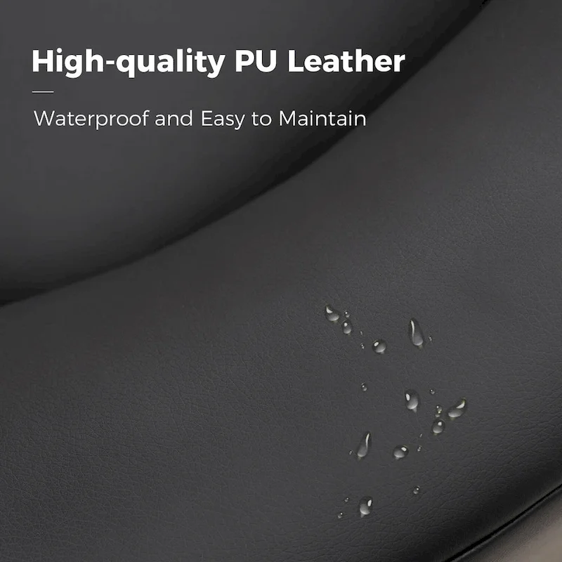 Haley Modern Swivel Barrel Faux Leather Chair with Solid Wood Base by HULALA HOME