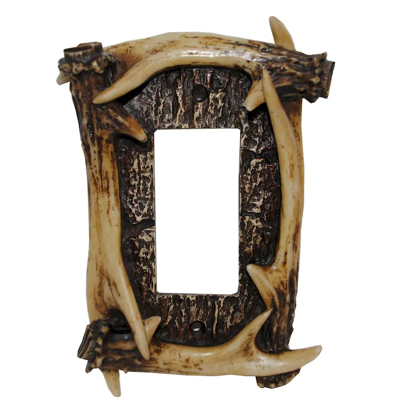 Paseo Road by HiEnd Accents Antler Wall Plate
