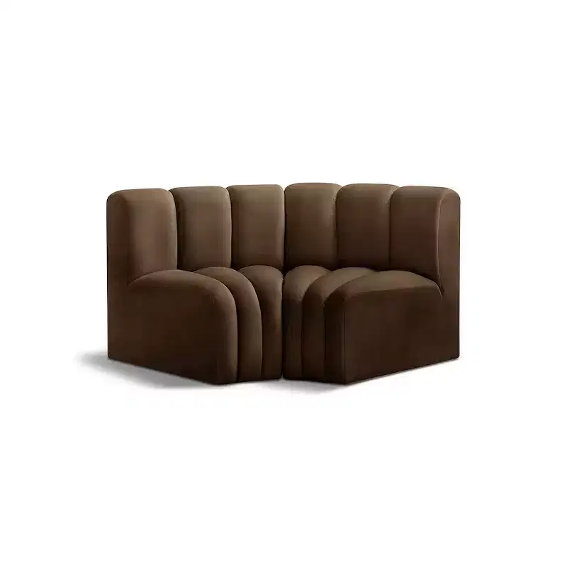 Meridian Furniture,Arc Velvet Modular Sofa