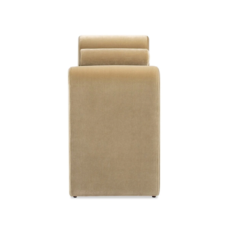 Mason 60.5 Transtional Velvet Upholstered Arched Arm Entryway Bench