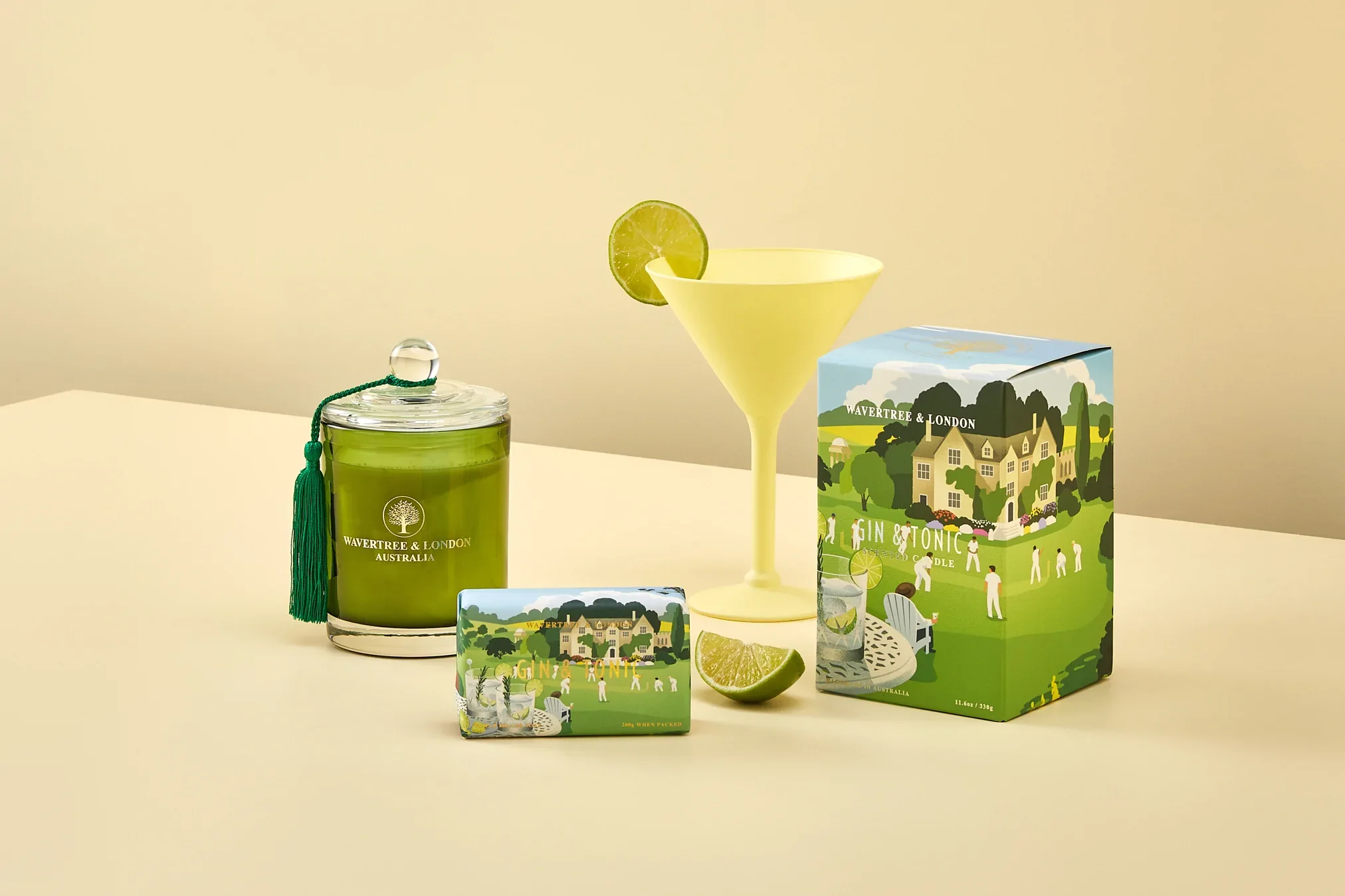 Wavertree & London Candle Gin and Tonic 60 hours 330g