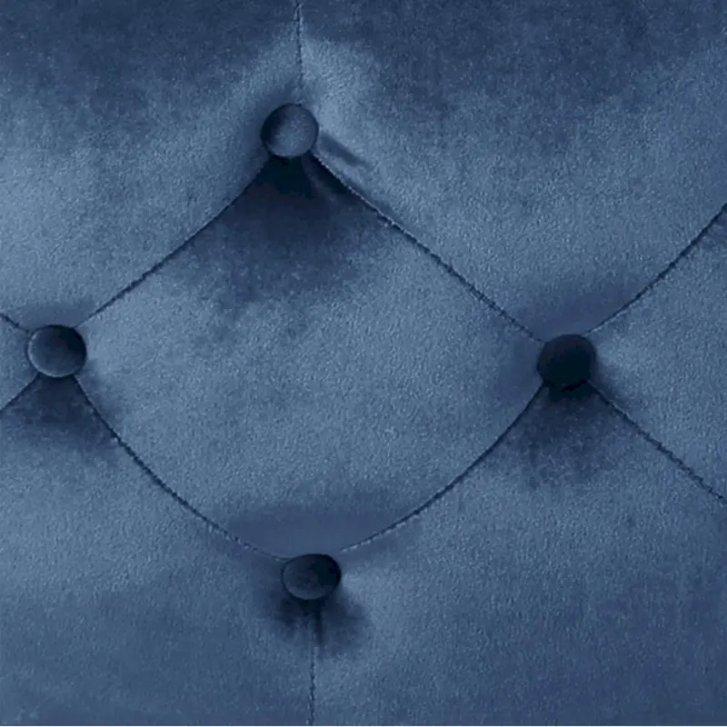 Chana Glam Velvet and Tempered Glass Coffee Table Ottoman by Christopher Knight Home