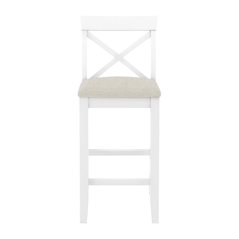 3PCS Rectangular Wood Bar Dining Set