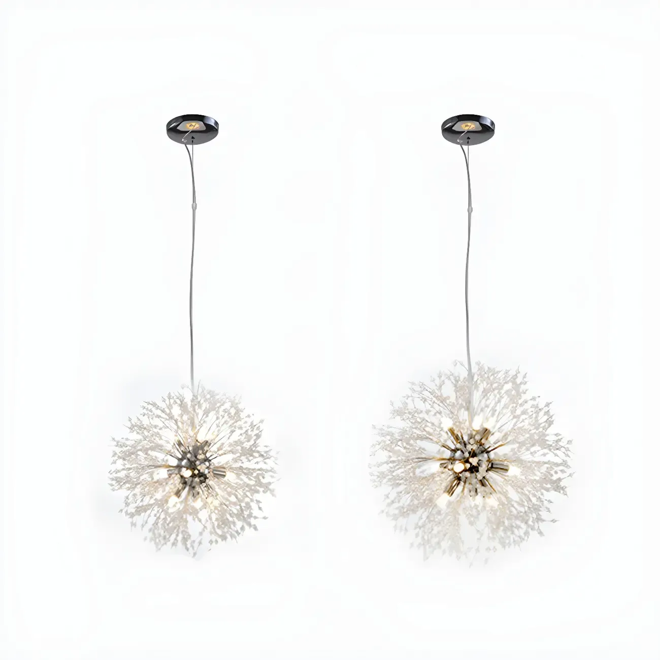 Adjustable Modern Gold Crystal Explosion Sputnik Chandelier