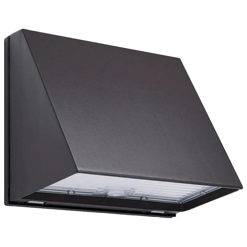 20/40/60 Watt LED Cutoff Wall Pack 3K/4K/5K CCT Field Selectable Bronze 120-347 Volt