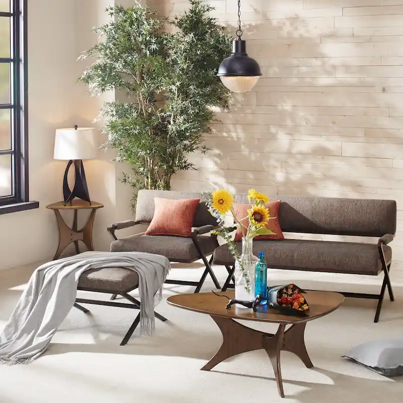 INK+IVY Blaze Triangle Wood Coffee table