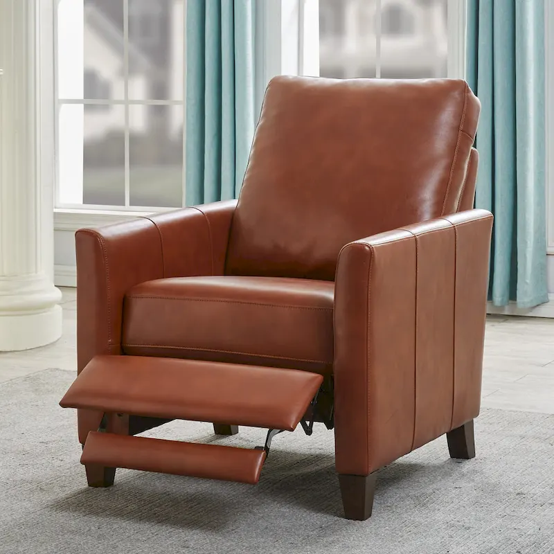 Piper Faux Leather Modern Recliner by Greyson Living
