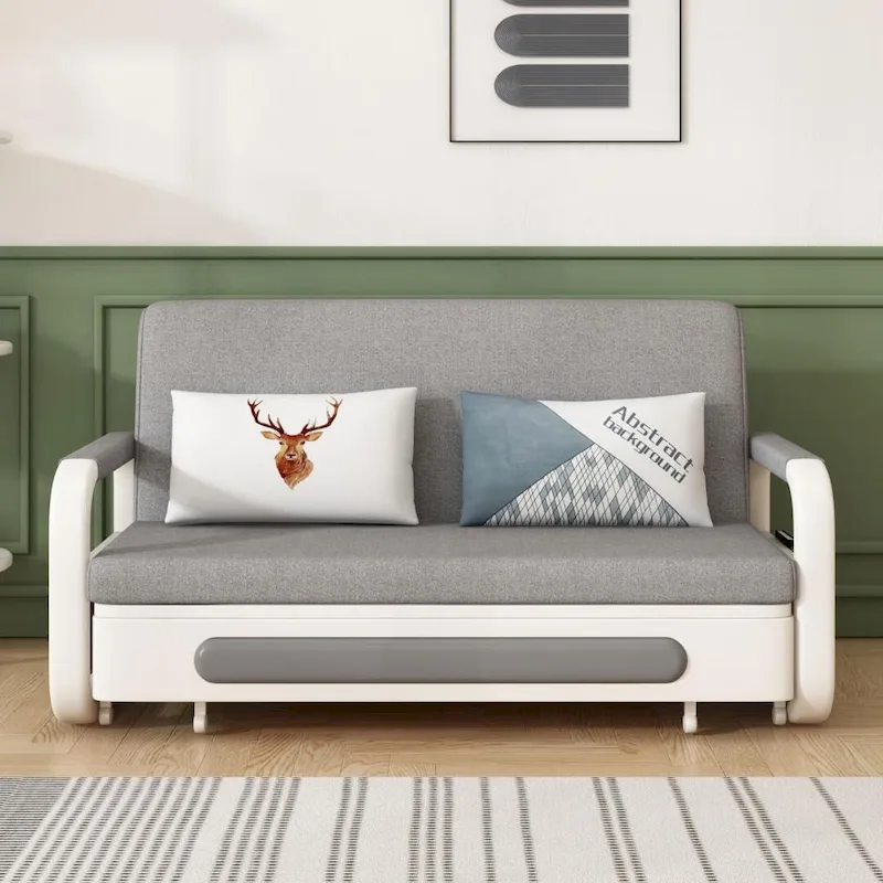 Modern Memory Foam Sleeper Sofa with Storage