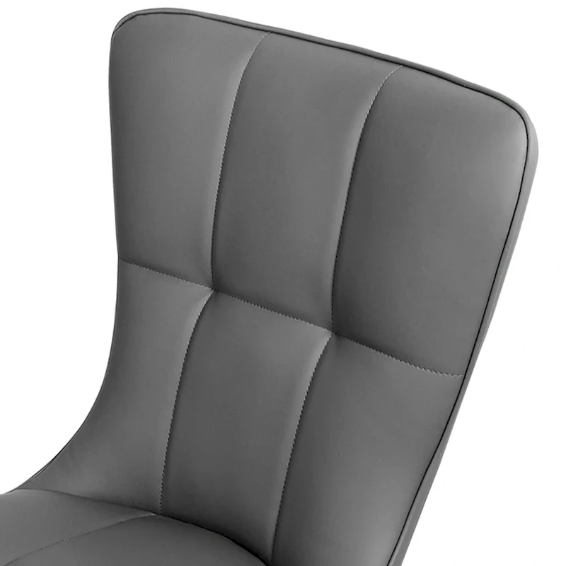 Upholstered Dining Chairs Set of 2 with Metal Legs