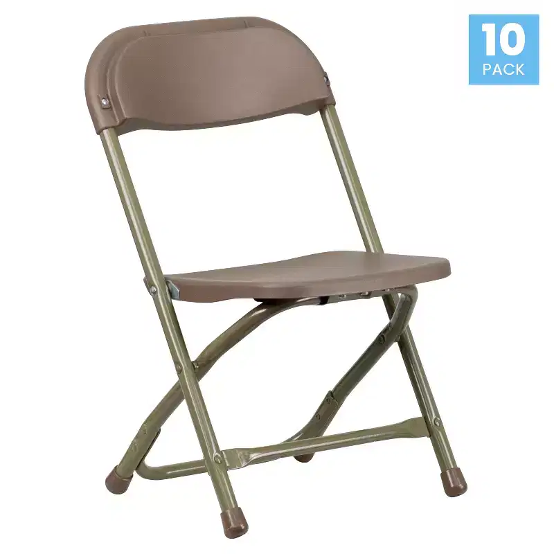 Flash Furniture 10 Pack Kids Plastic Folding Chair
