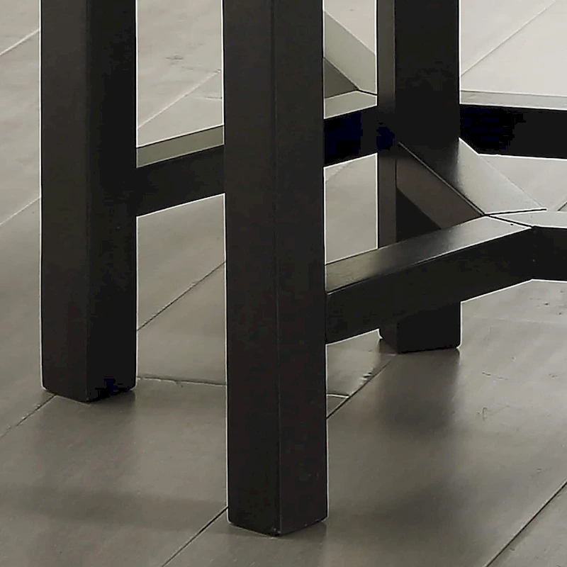 Bittar Transitional Brown Grey 20-inch Faux Marble Top Nesting Side Table by Furniture of America