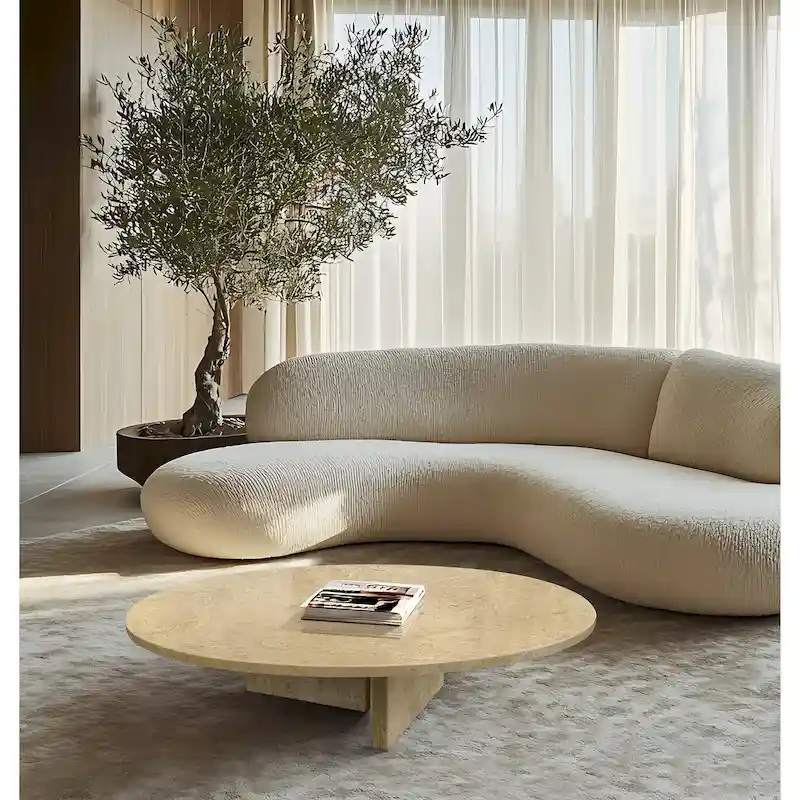 35.4 Natural Marble Stone Coffee Table