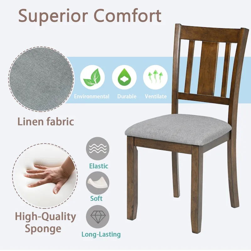 Dining Chairs with Padded Seat