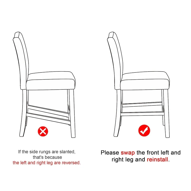 Counter Height Bar Stools Set of 2, 26 Seat Height Upholstered Barstools with Back