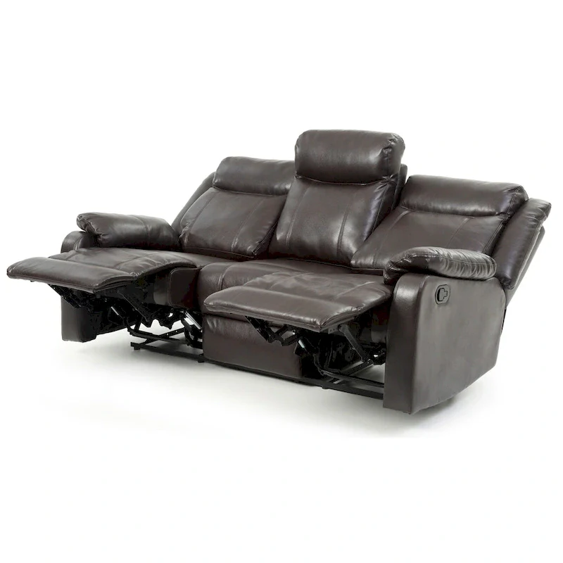 Ward Faux Leather Double Reclining Sofa