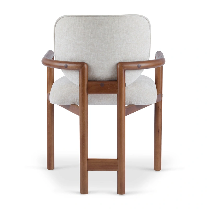 Upholstered Dining Chairs Set of 2, Side Chairs with Rubber Wood Legs, 300 LBS Weight Capacity