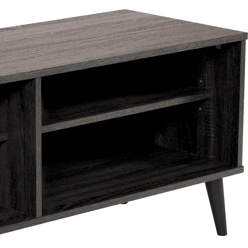 Cole TV Bench with Open Shelves, TVs up to 85 - N/A