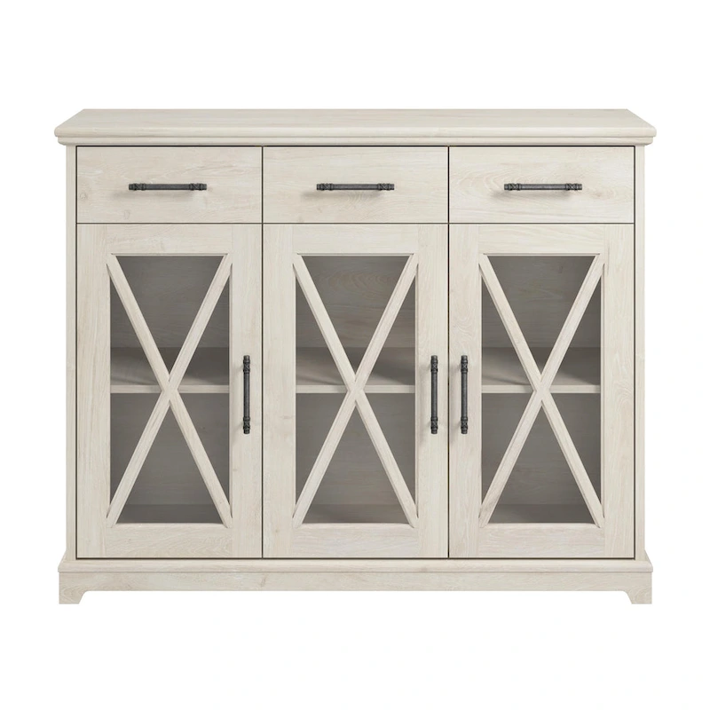 Lennox 46W Sideboard Buffet Cabinet with Drawers by Bush Furniture