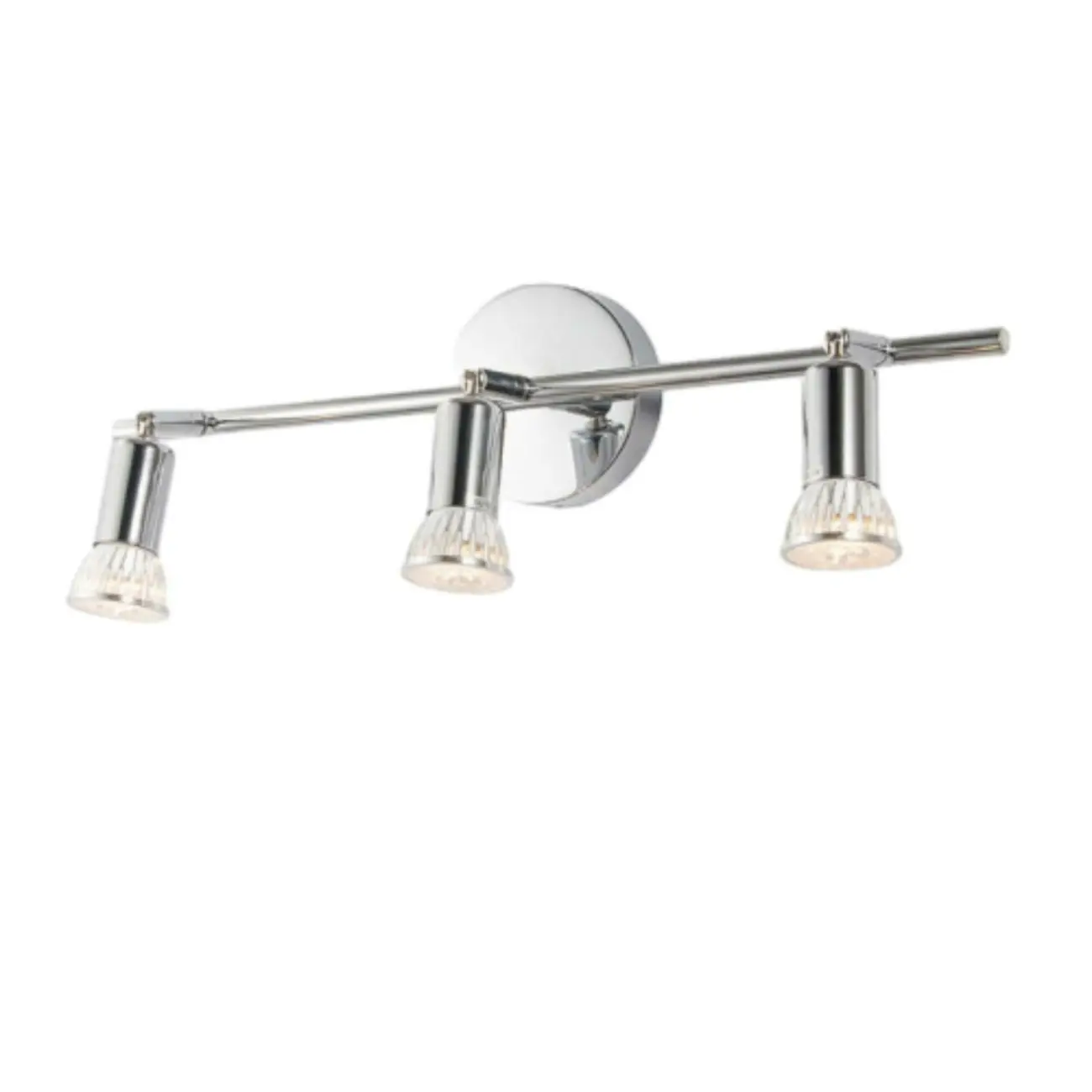 Adjustable Modern Chrome Semi Flush Mount Ceiling Track Light
