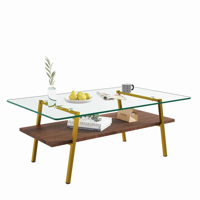 38.58 Rectangle Coffee Table with Modern Design