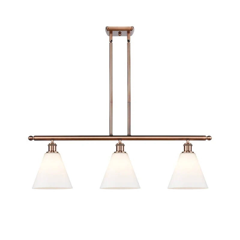 Innovations Lighting Berkshire - 3 Light 36  Stem Hung Island Light