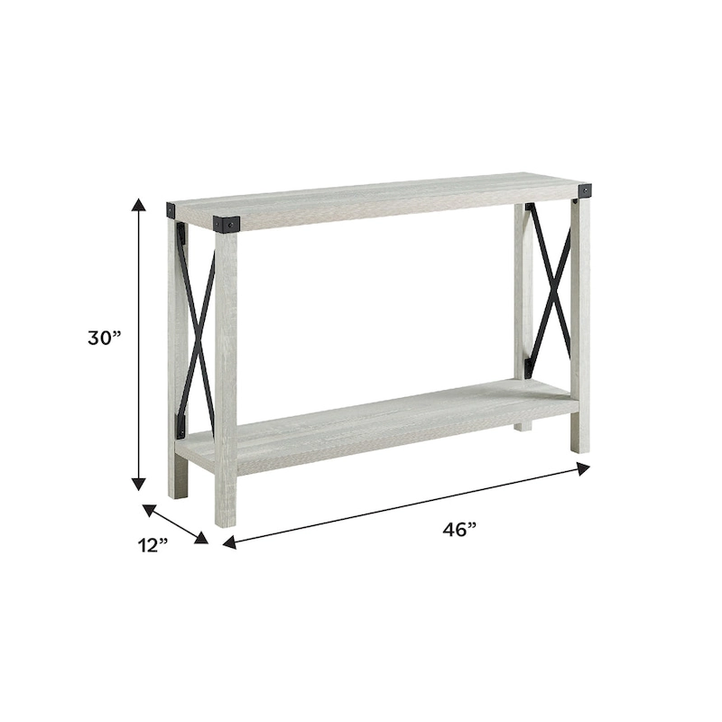 Middlebrook 46-inch X-frame Farmhouse Entry Table