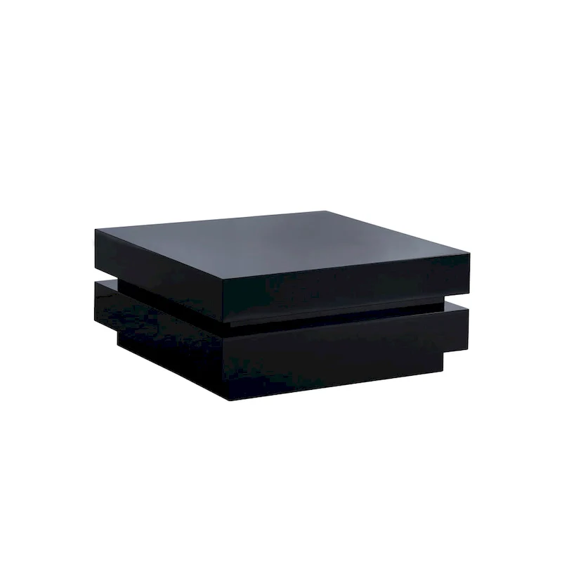 Artiva La Villino Il Coffee Table With Remote, Black