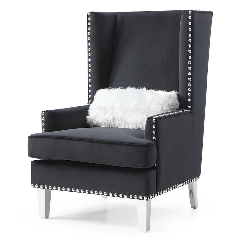 Velvet Accent Chair