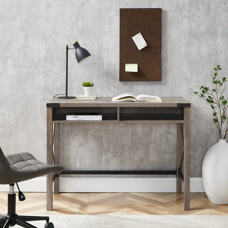 Middlebrook 42-inch Metal X Farmhouse Desk