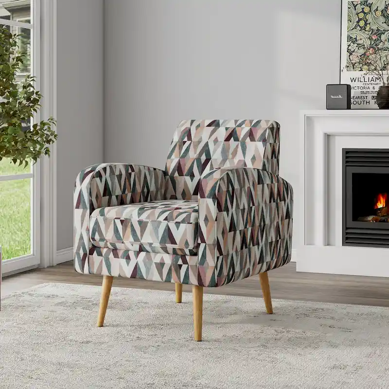 Mindy Mid-Century Modern Small Space Accent Armchair