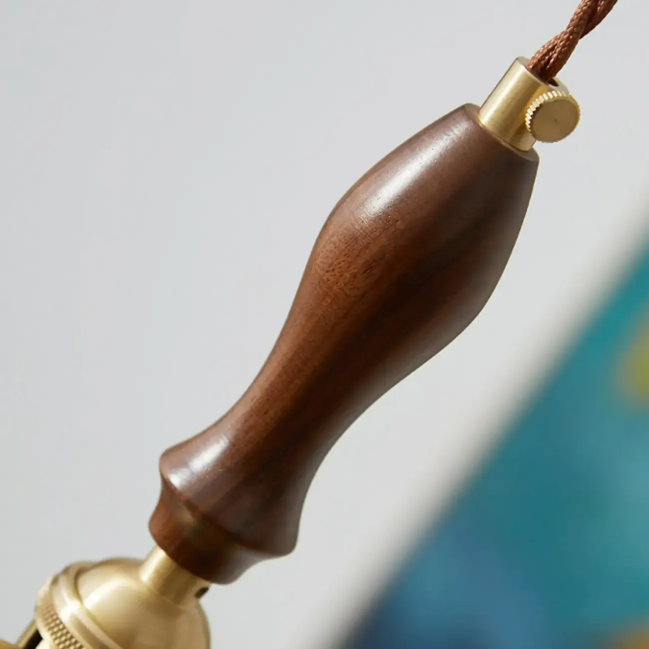 Classic White Brass Ceramic Dome Pendant Light