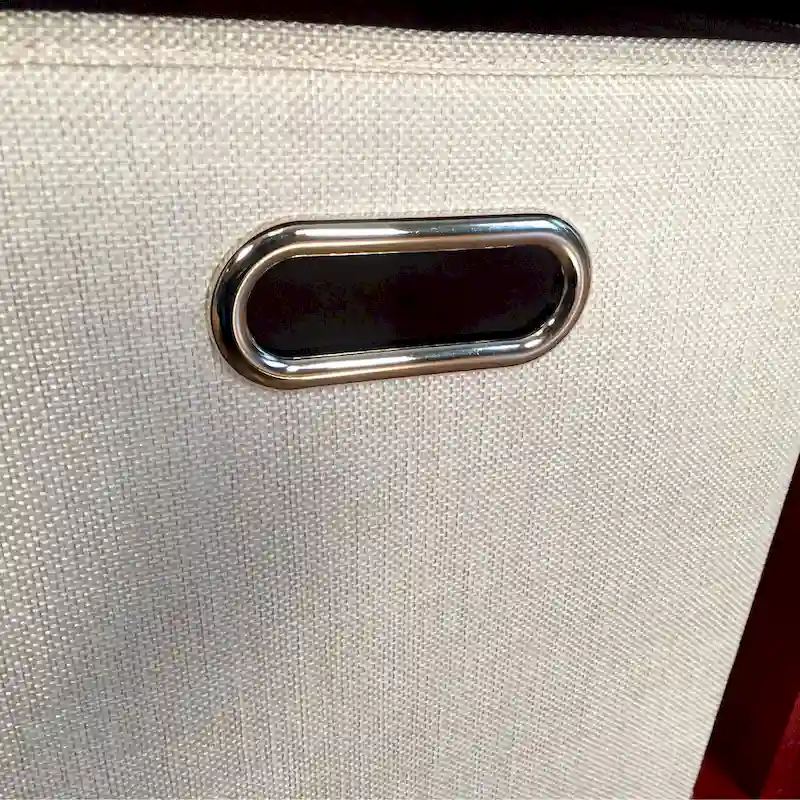 John Louis Home Solid Wood Entryway Bench with 8 Shoe Cubbies Mahogany