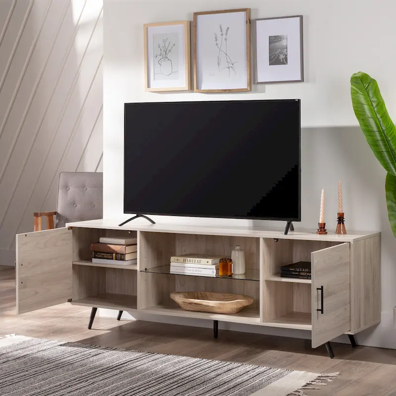 Middlebrook Designs 70-inch Mid-Century Modern TV Stand