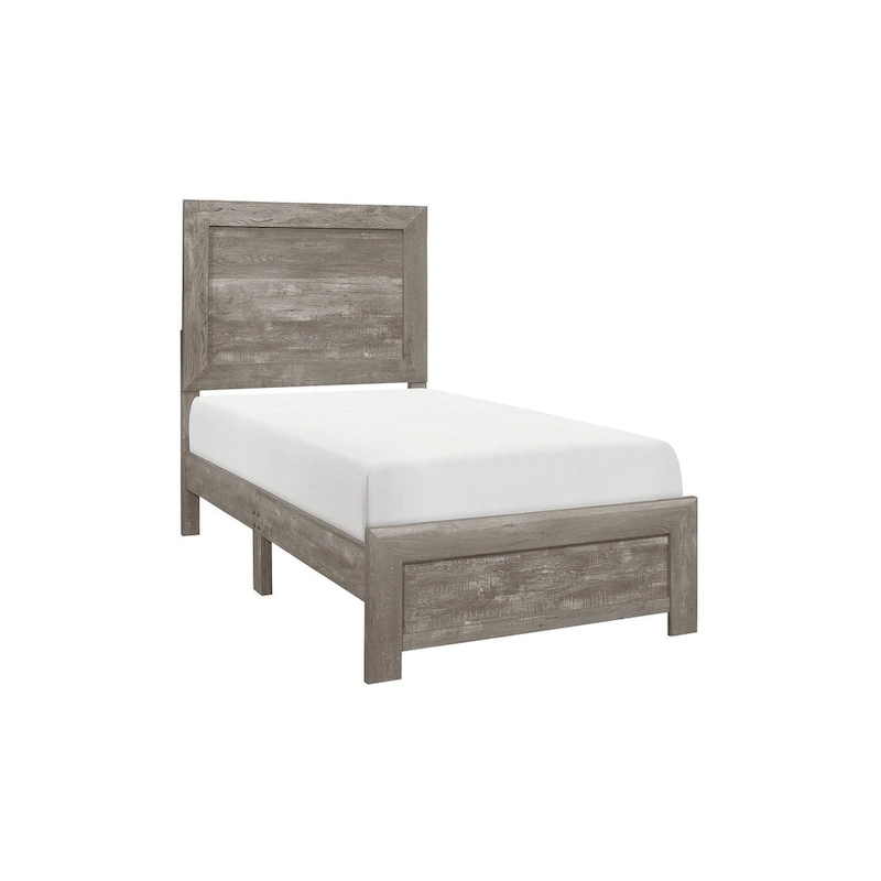Tabina 3 Piece Gray Modern Panel Bedroom Set