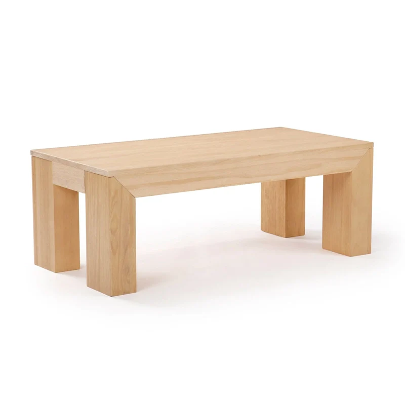 Plank and Beam Modern Rectangular Coffee Table - 40 x 20