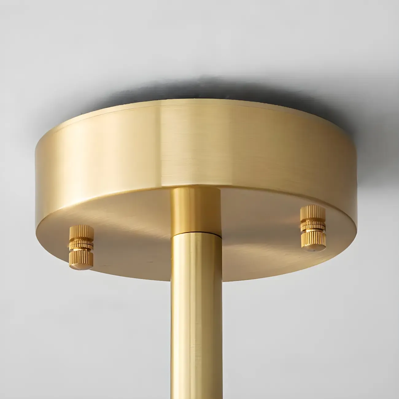 Modern Metal Ambient Glass Chandelier