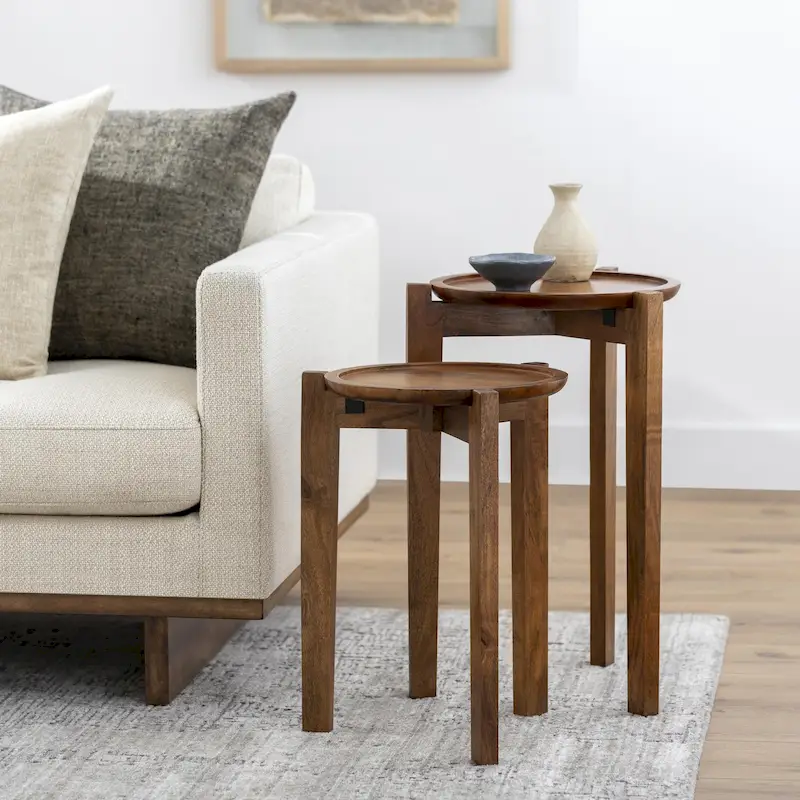 Bryn Hand Crafted Nesting End Tables