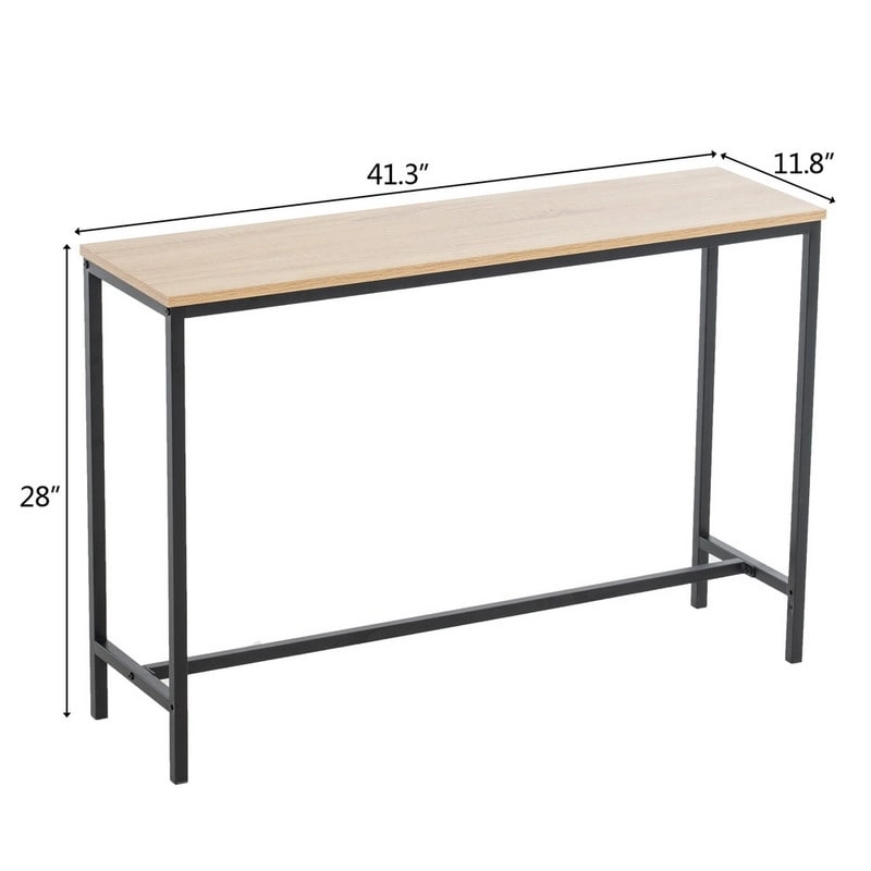 Industrial Metal/ MDF Modern Console/ Sofa Table