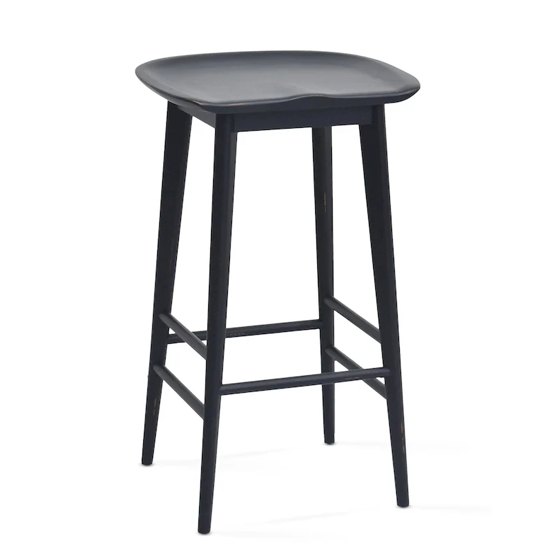 Steve Silver Hendry Backless Solid Acacia Counter Stool - Counter Stool