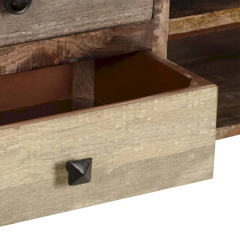 TV Stand 46.5x11.8x15.7 Solid Wood Mango