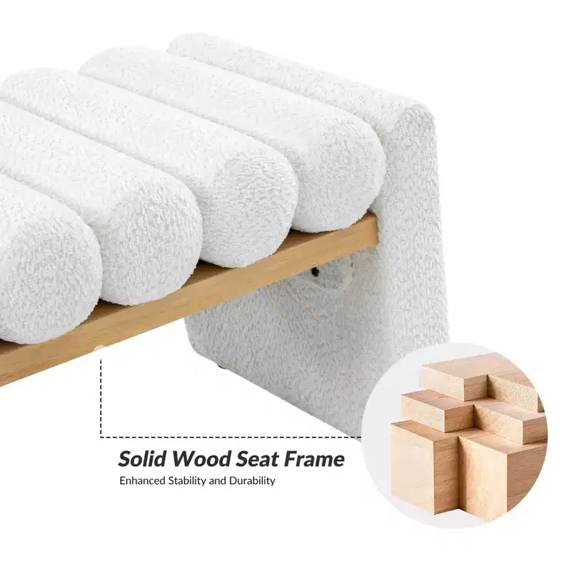 Alice Bench With Solid Wood Construction | HULALA HOME