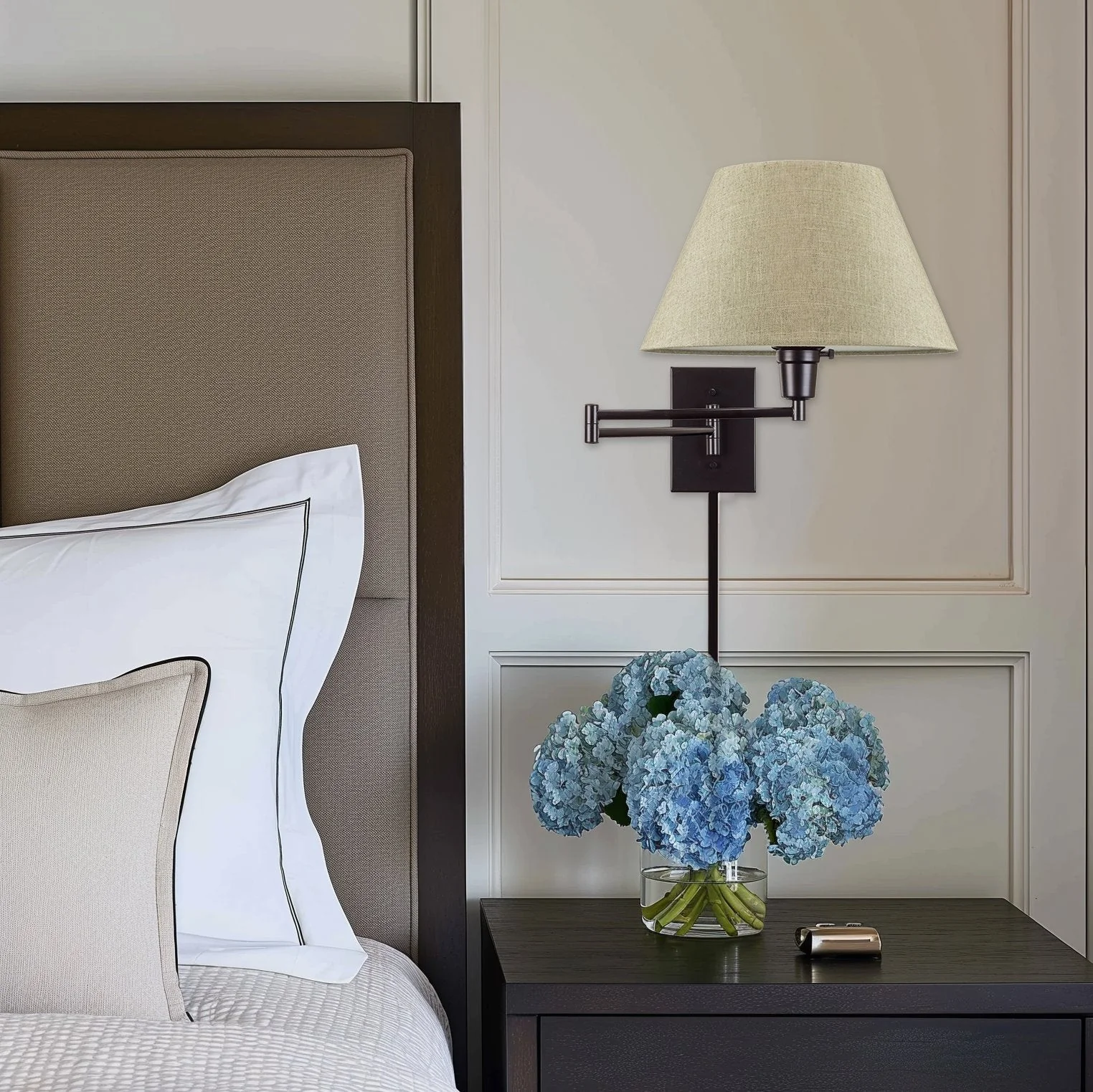 Cambridge 15 Swing Arm Wall Lamp - Plug In/Wall Mount, 2-Pack