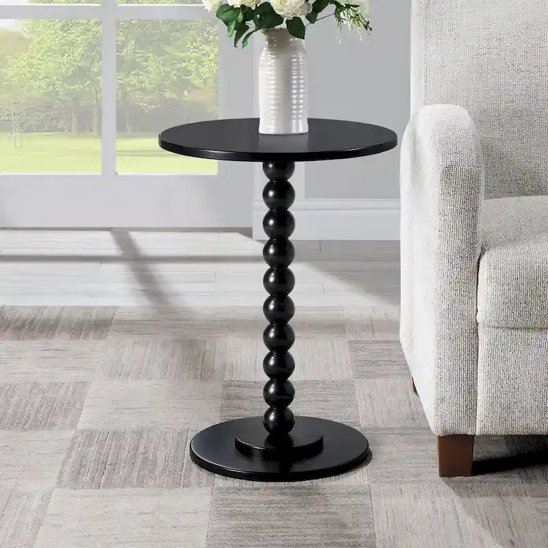Convenience Concepts Classic Accents Round Venetian Islands Spindle Table
