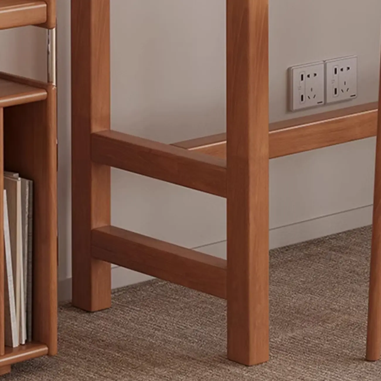 Modern Rubberwood Bar Tables with Trestle Base
