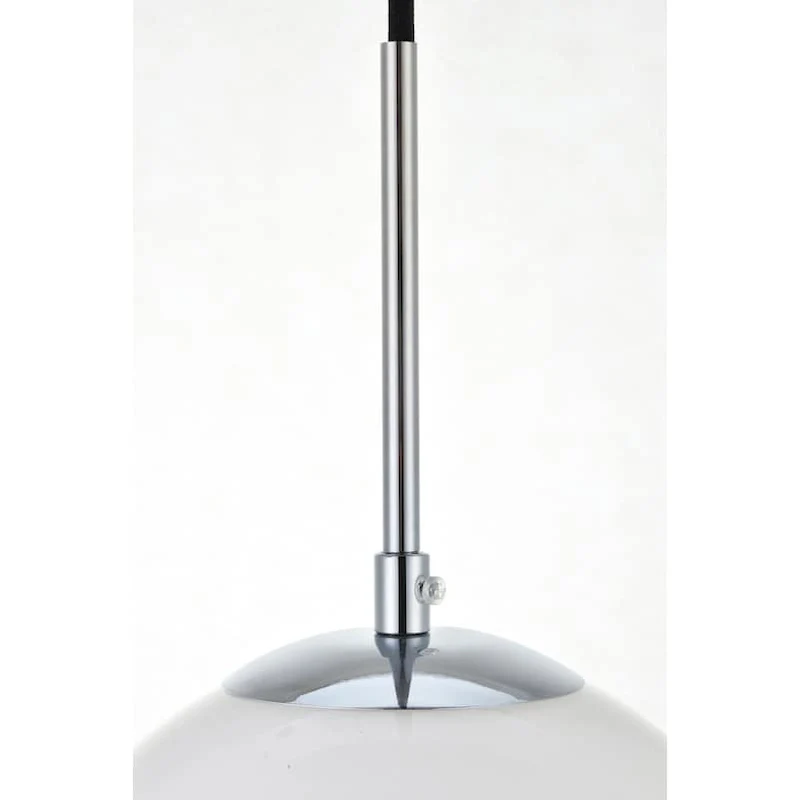 3-Light 36 inch Pendant with Frosted White Glass