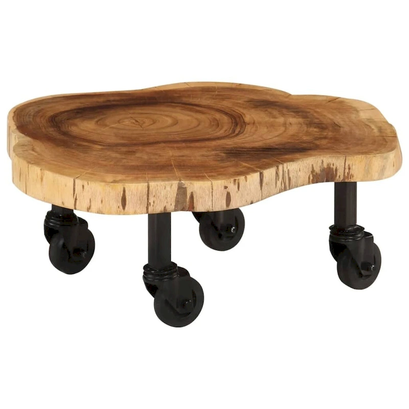 vidaXL Coffee Table Solid Wood Acacia 23.6 x21.7 x9.8